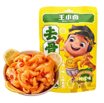 王小卤去骨凤爪柠檬味72g
