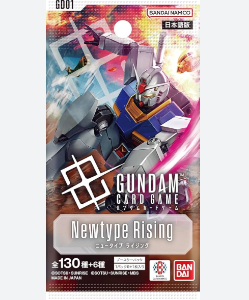 [Japanese Ver] Bandai GUNDAM CARD GAME Card Game Booster Pack - GD01-Newtype Rising