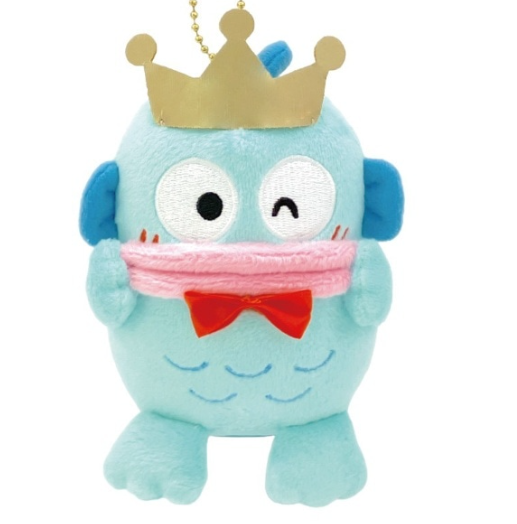 日本SANRIO Hangyodon小丑鱼吉祥物系列40周年纪念版挂件