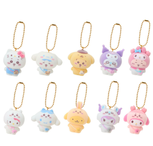日本Sanrio X Chiikawa 秘密植绒吉祥物盲盒挂件