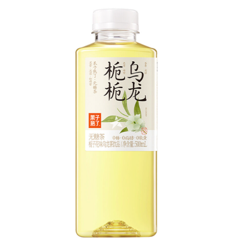 果子熟了无糖栀栀乌龙茶-500ml