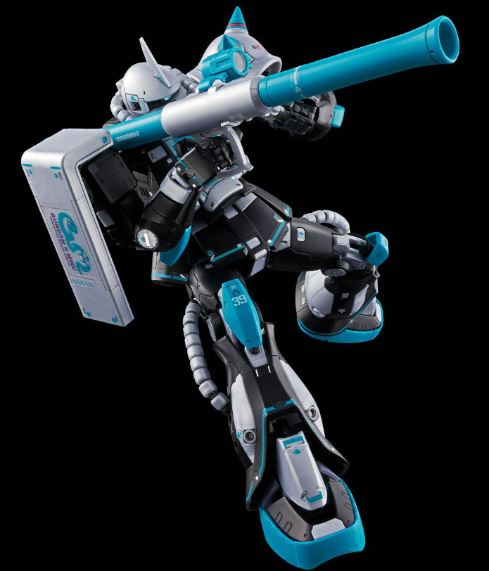 Premium Bandai RG - 1/144 MS-06S Zaku II [Hatsune Miku Ver.] "Gundam 45th Aniv. x Hatsune Miku"
