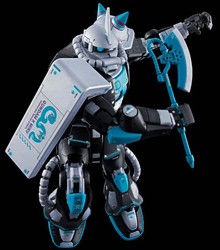 Premium Bandai RG - 1/144 MS-06S Zaku II [Hatsune Miku Ver.] "Gundam 45th Aniv. x Hatsune Miku"