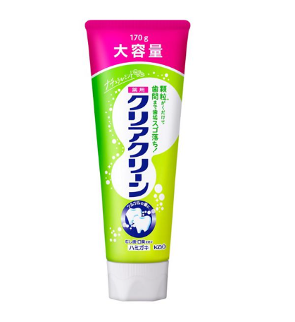 日本KAO 花王CLEAN CLEAR 成人牙膏绿色加量版-170g