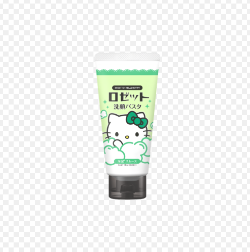 日本ROSETTE X HELLOKITTY 限定绿色毛孔清洁洗面奶