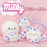 日本限定人气牛奶妹 Milky x Shirotan 玩偶/挂件