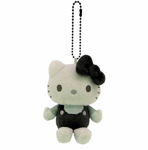 日本限定SANRIO Hello Kitty炭黑毛绒玩挂件