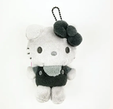 日本限定SANRIO Hello Kitty炭黑毛绒玩挂件
