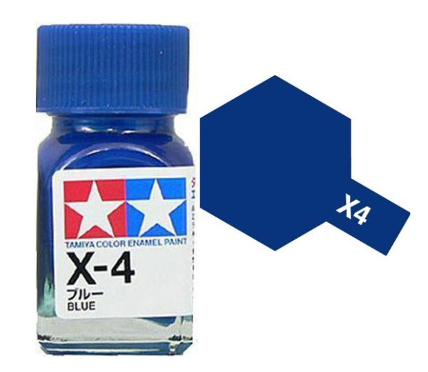 Tamiya Enamel Paint X-4 Gloss Blue 80004