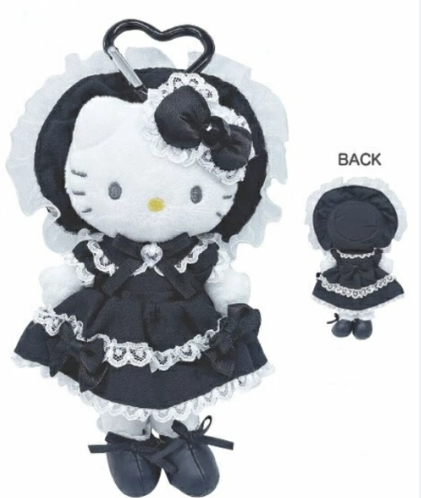 sanrio  NIC x hellokitty 长腿KT55-12 洛丽塔毛绒挂件-（两款）
