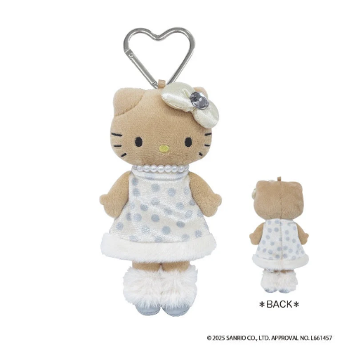 sanrio  NIC X hellokitty 长腿KT55-13 圆点连衣裙挂件