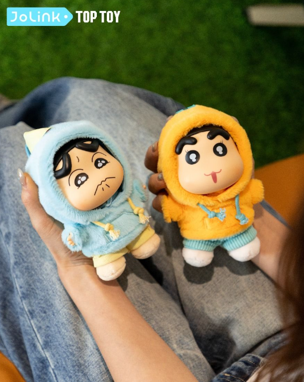 TOP TOY蜡笔小新情绪多巴胺毛绒盲盒