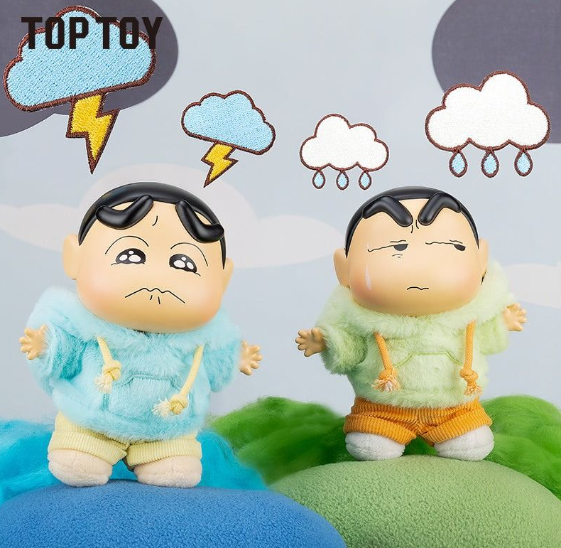 TOP TOY蜡笔小新情绪多巴胺毛绒盲盒