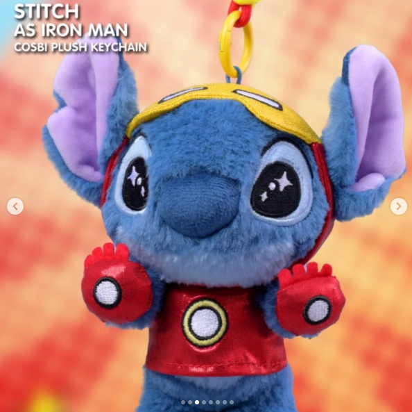 Stitch Cosbi Plush Keychain 漫威史迪奇毛绒挂件盲盒