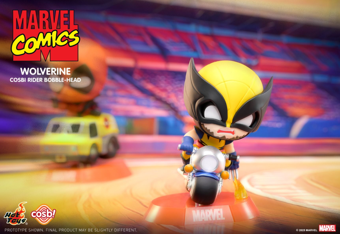 漫威漫画COSBI RIDER BOBBLE-HEAD 迷你载具盲盒