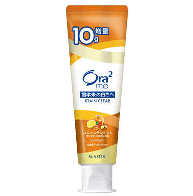 日本ORA2 ME 美白蜂蜜柠檬薄荷味牙膏加量版-140g