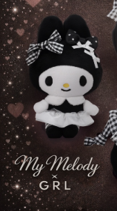 日本GRL X Sanrio my melody情人节限定联名挂件-（两款）