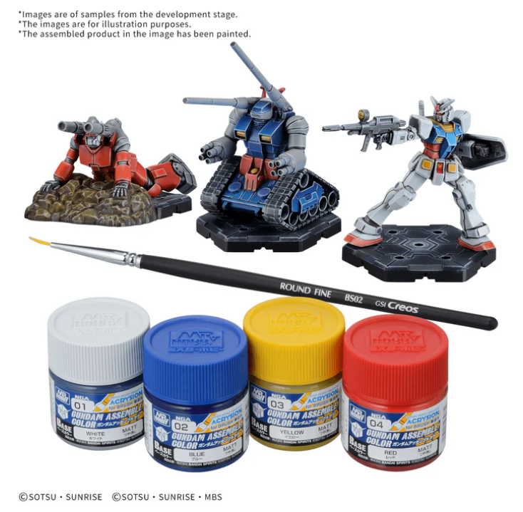 (PRE-ORDER 2027Q1) GUNDAM ASSEMBLE PAINT PACK 01 [PA01]