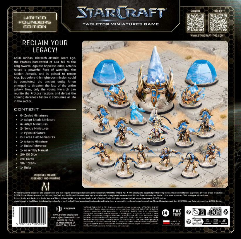(PRE-ORDER 2026Q4) Archon Studio StarCraft: Protoss Starter Set Founders Edition (StarCraft: Starter Set)