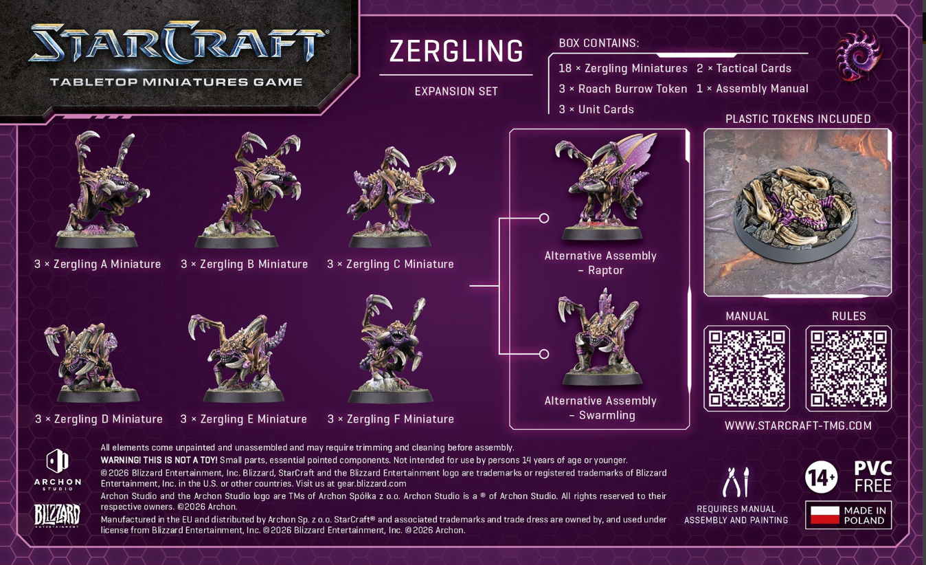 （PRE-ORDER 2026Q4) Archon Studio StarCraft: Zergling (StarCraft: Zerg Expansion Set)