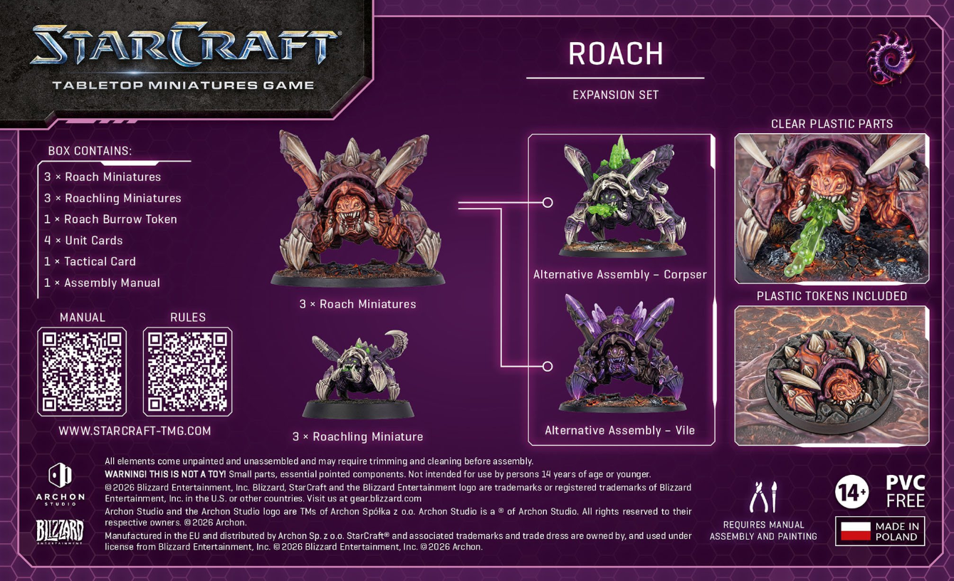 （PRE-ORDER 2026Q4) Archon Studio StarCraft: Roach (StarCraft: Zerg Expansion Set)