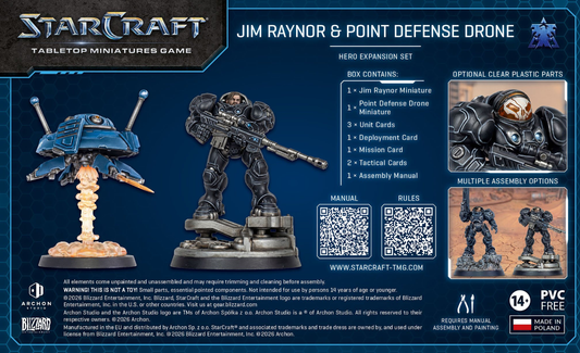 （PRE-ORDER 2026Q4) Archon Studio StarCraft: Jim Raynor (Raynor's Raiders) (StarCraft: Terran Hero Expansion Set)