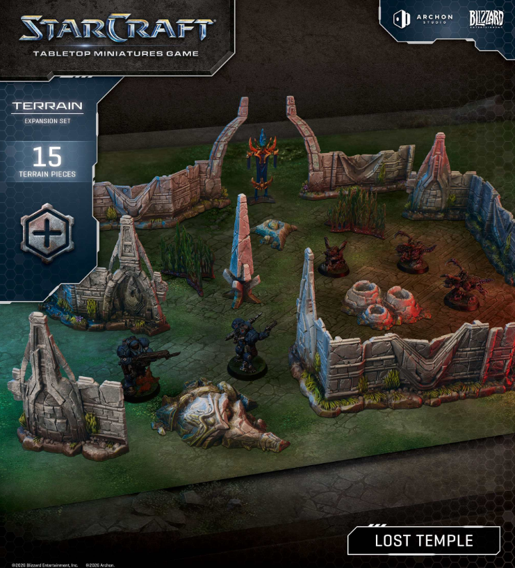 （PRE-ORDER 2026Q4) Archon Studio StarCraft: Lost Temple (StarCraft: Terrain Expansion Set)