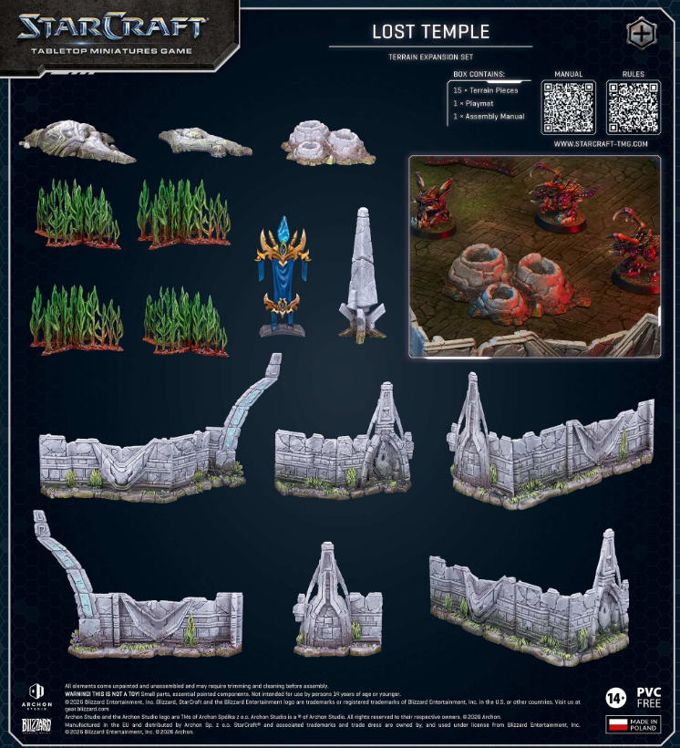 （PRE-ORDER 2026Q4) Archon Studio StarCraft: Lost Temple (StarCraft: Terrain Expansion Set)