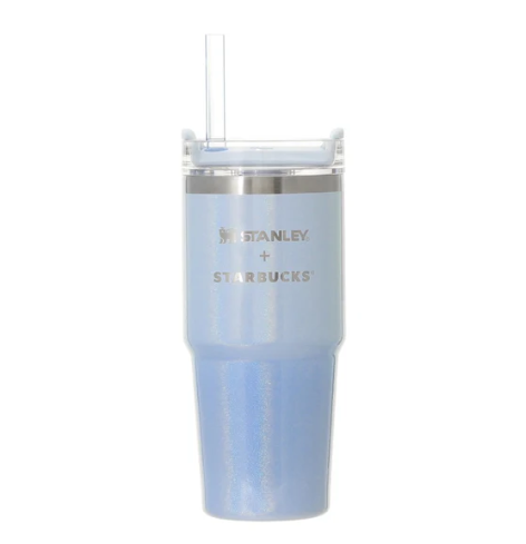 Starbucks Japan SAKURA 2026 3Way Stainless Tumbler STANLEY Shiny Airy Blue 414ml