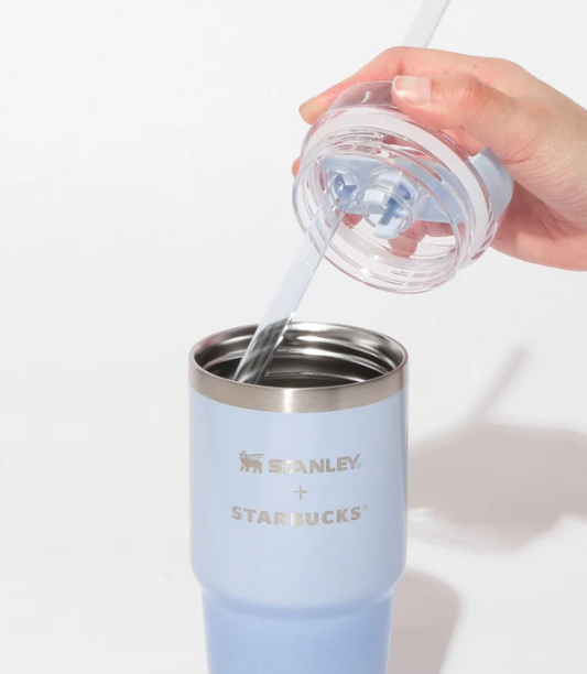 Starbucks Japan SAKURA 2026 3Way Stainless Tumbler STANLEY Shiny Airy Blue 414ml