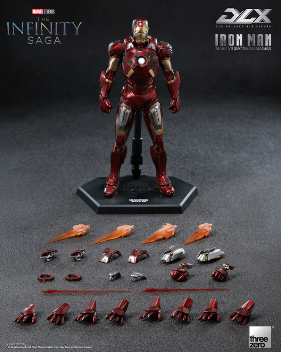 (PRE-ORDER 2027Q2) DLX Iron Man Mark 7 (Battle Damaged)