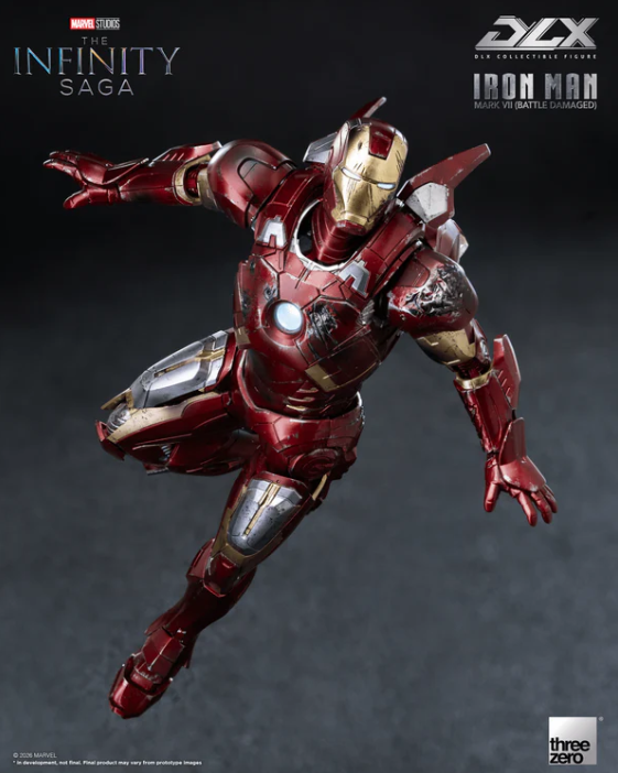 (PRE-ORDER 2027Q2) DLX Iron Man Mark 7 (Battle Damaged)