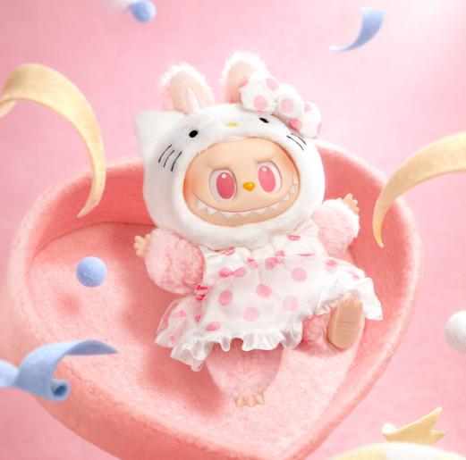 POP MART SANRIO X LABUBU搪胶毛绒挂件盲盒/明盒