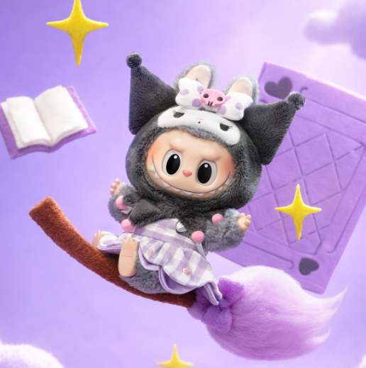 POP MART SANRIO X LABUBU搪胶毛绒挂件盲盒/明盒