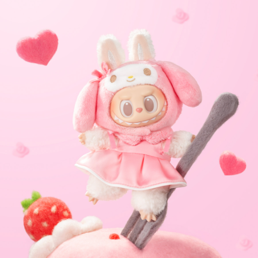 POP MART SANRIO X LABUBU搪胶毛绒挂件盲盒/明盒