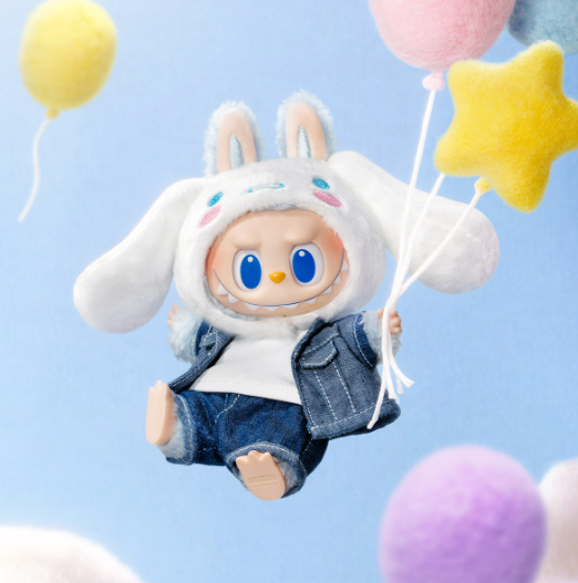 POP MART SANRIO X LABUBU搪胶毛绒挂件盲盒/明盒