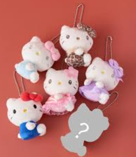 日本限定 SANRIO birthday bar x kitty 玩偶挂件盲盒