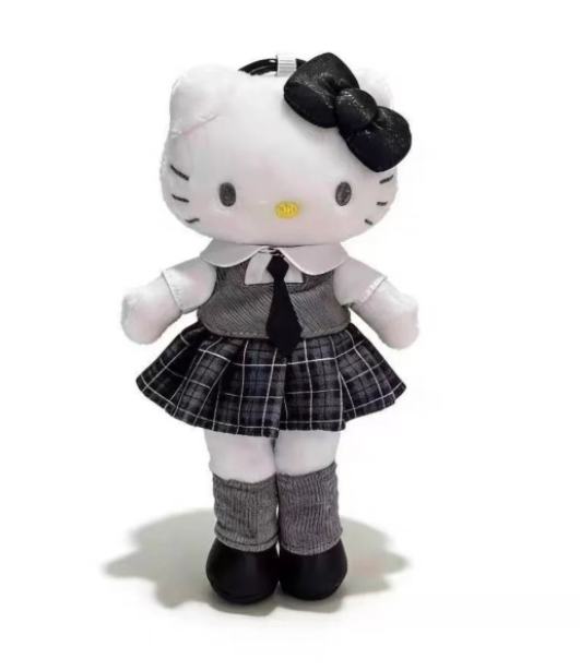 日本限定NIC黑色校服长腿HELLO KITTY挂件