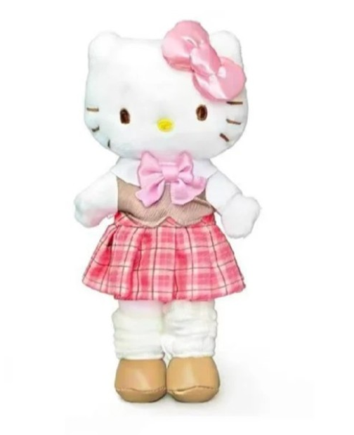 日本限定NIC粉色校服长腿HELLO KITTY挂件
