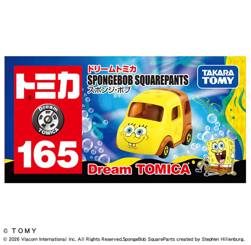 Dream TomicaDiecast Car No.165 - SpongeBob