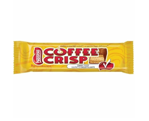 Nestle Coffee Crisp Chocolate Bars, 50 g