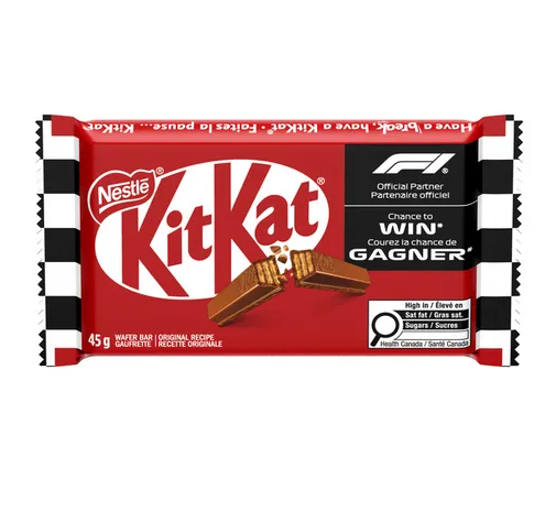 Kit Kat 4-Finger Wafer Bar, Milk Chocolate 45g