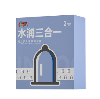 Bingoo 水润三只装避孕套