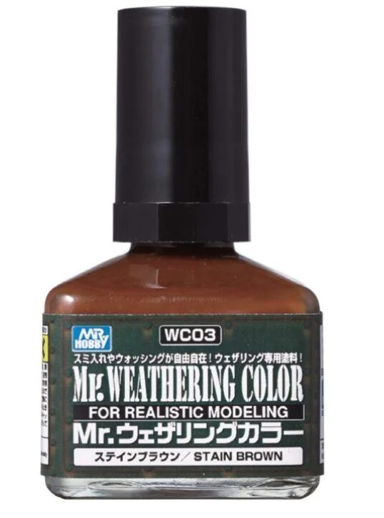 Mr. Weathering Color – Stain Brown WC03
