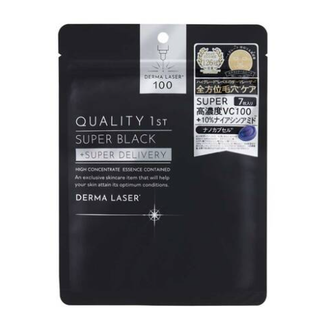 日本Quality First 德玛激光 超级黑面膜