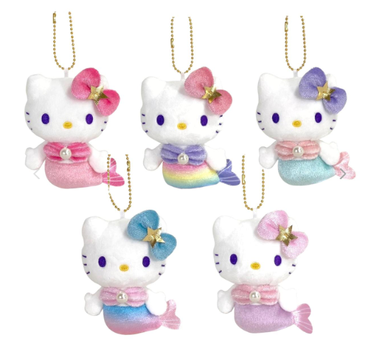 日本SANRIO 50周年限定美人鱼HELLOKITTY挂件（多款可选）
