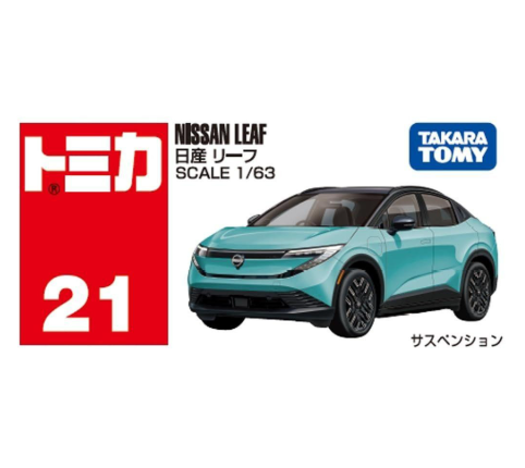 Takara Tomy Tomica Box 021 Nissan Leaf