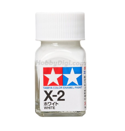 Tamiya Enamel Paint X-2 White 10ml 80002