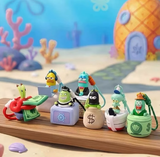 BESTINE SPONGEBOB 比奇堡居民搞钱天团香薰毛绒挂饰盲盒