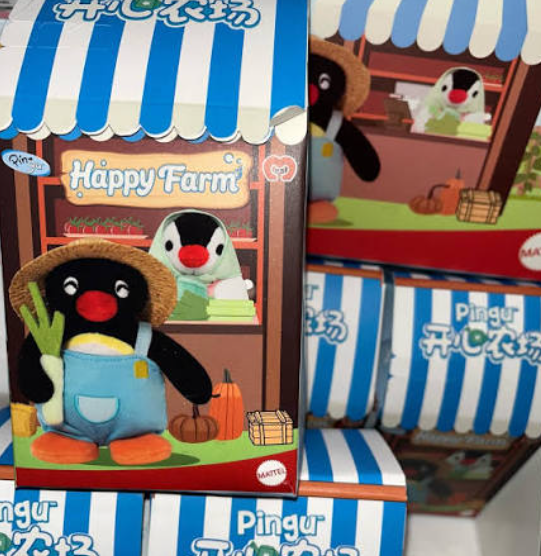 优迈PINGU开心农场毛绒盲盒